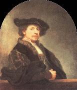 REMBRANDT Harmenszoon van Rijn Self-Portrait at the Age of Thrity-Four Germany oil painting artist
